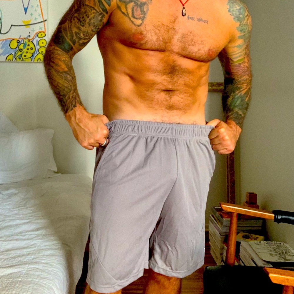 Grey Training Shorts